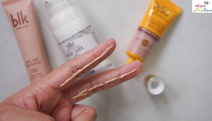 تفاوت ضد آفتاب رنگی و بی رنگ