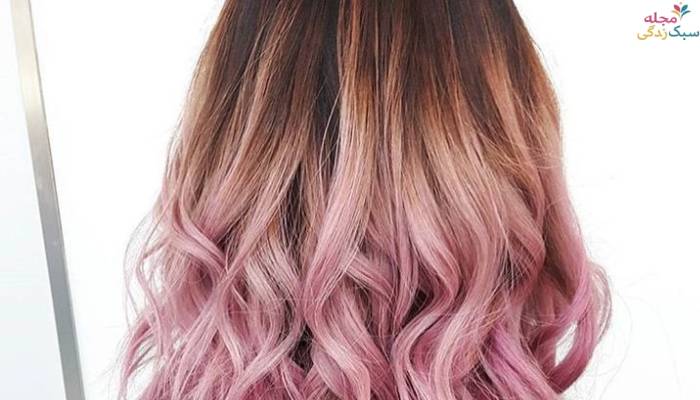 آمبره صورتی پاستلی