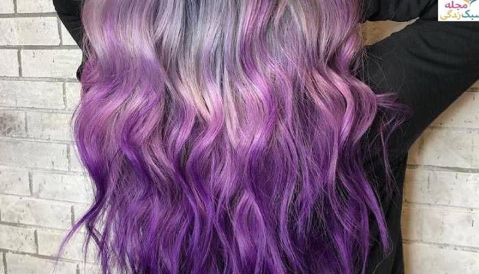 آمبره یاسی و بنفش سرد