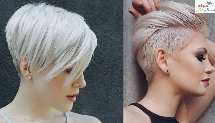 مدل موی پیکسی نا متقارن