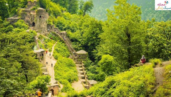 تعداد پله های قلعه رودخان و معماری شگفت‌انگیز آن