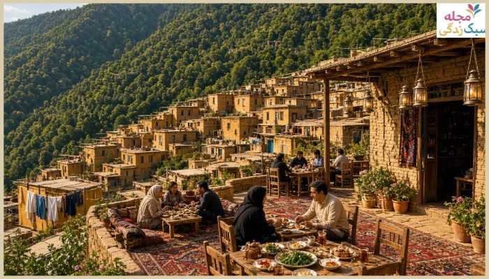سفره خانه سنتی بام ماسوله